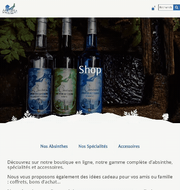 Shop Distillerie Artemisia